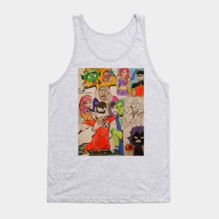 Villain Friends Forever Comics Art Tank Top